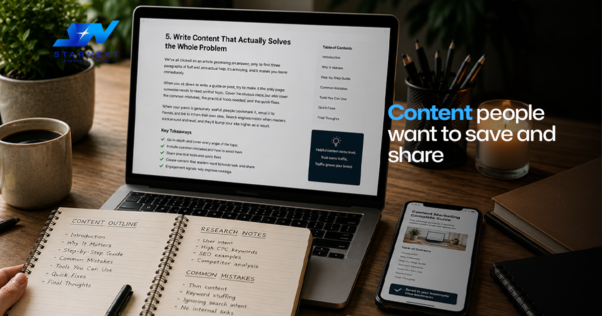 Content people want to save and share